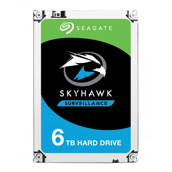 Жесткий диск Seagate SkyHawk ST6000VX001 6TB, 3.5", 5400 RPM, SATA-III, 512e, 256MB, для систем видеонаблюдения