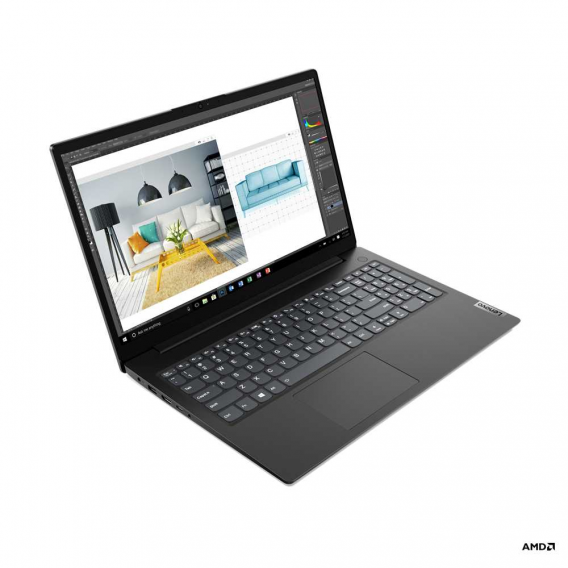 Ноутбук Lenovo 82KD002XRU V15 G2 ALC 15.6" FHD(1920x1080) TN/AMD Ryzen 5 5500U 2,1Ghz Hexa/8GB/256GB/Integrated/Wi-Fi/BT5.0/720P HD Camera/DOS/1Y/Black