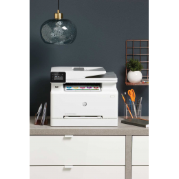 МФУ HP 7KW72A Color LaserJet Pro MFP M282nw Prntr (A4) Printer/Scanner/Copier/ADF, 600 dpi, 21 ppm, 800 MHz, 256 MB DDR, 256 MB Flash, tray 250 pages, USB+Ethernet+WiFi, Duty cycle 40000 pages