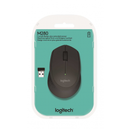 Мышь беспроводная Logitech M280 Black (черная