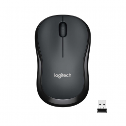 Мышь беспроводная Logitech M220 Silent Charcoal ofl (черная