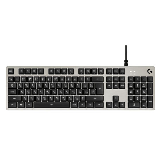 Клавиатура игровая Logitech G413 SILVER (механическая, белая подсветка) (M/N: Y-U0032)