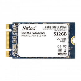 Твердотельный накопитель Netac N5N M.2 2242 SATAIII 3D NAND SSD 512GB