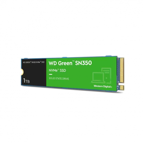 Твердотельный накопитель SSD WD Green SN350 NVMe WDS100T3G0C 1ТБ M2.2280 (QLC)