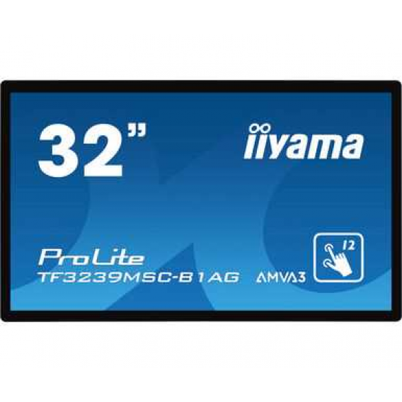 Монитор LCD 31.5'' [16:9] 1920х1080(FHD) AMVA3, nonGLARE, Да, 60 Гц, 500cd/m2, H178°/V178°, 3000:1, 16.7M, 8ms, VGA, 2xHDMI, DP, N, Speakers, Open frame, 3Y, Black