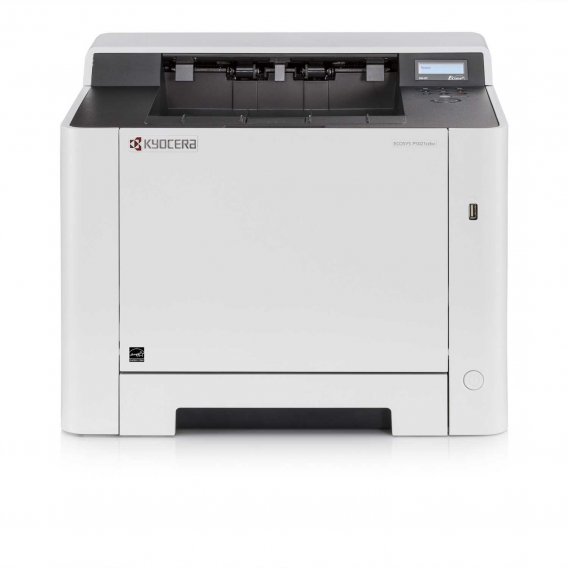 Цветной лазерный принтер Kyocera P5021cdw (A4, 1200dpi, 512Mb, 21 ppm, 300 л., дуплекс, USB 2.0, Gigabit Ethernet, Wi-Fi) продажа только с доп. тонерами TK-5220K/C/M/Y