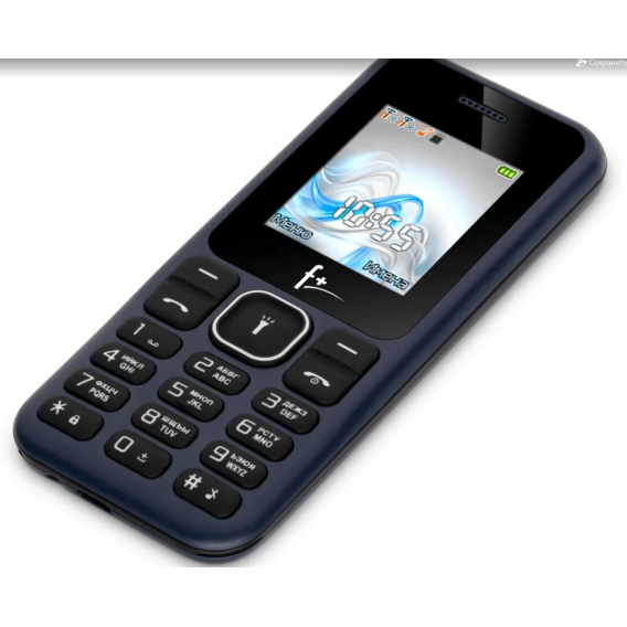 F195 Dark blue, 1.77'' 128x160, 260MHz, 1 Core, 32MB RAM, 32MB, up to 16GB flash, 2 Sim, BT v2.1, Micro-USB, 600mAh, 71g, 114,2 ммx47,8 ммx14,2 мм