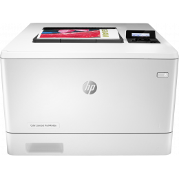 Принтер лазерный цветной HP W1Y44A Color LaserJet Pro M454dn Printer (A4) 600 dpi, 27 ppm, NAND 256 Мбайт, DRAM 512 Мбайт,, 1200Mhz, Duplex, USB+Ethernet, tray 50+250 page, Duty cycle 50.000 pagesПринтер лазерный цветной HP W1Y44A Color LaserJet Pro M454d