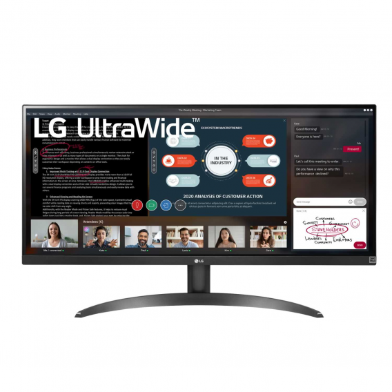 Монитор LCD 29'' 16:9 2560х1080(FHD) IPS, nonGLARE, 75 Гц, 300cd/m2, H178°/V178°, 1000:1, 16,7 миллионов цветов, 5ms, 2 HDMI, 2Y, Black