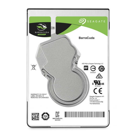 Жесткий диск Seagate BarraCuda ST4000LM024, 4TB, 2.5", 5400 RPM, SATA-III, 512e, 128MB, 15mm