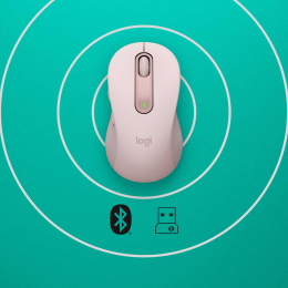 Мышь беспроводная Logitech Signature M650 Wireless Mouse - ROSE - BT - N/A - EMEA - M650 (M/N: MR0091 / CU0021)