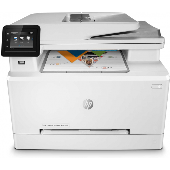 МФУ HP Color LaserJet Pro MFP M283fdw Prntr (A4) Printer/Scanner/Copier/Fax/ADF, 600 dpi, 21 ppm, 800 MHz, 256 MB DDR, 256 MB Flash, tray 250 pages, USB+Ethernet+WiFi, Duty cycle 40000 pages