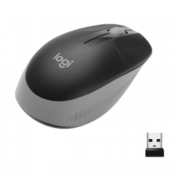 Мышь беспроводная полноразмерная Logitech M190 Mid Grey (M/N: MR0087 / CU0019)