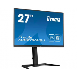 Монитор LCD 27'' 16:9 1920х1080(FHD) IPS, nonGLARE, 250cd/m2, H178°/V178°, 1000:1, 80M:1, 16,7 миллионов цветов, 1ms, VGA, HDMI, DP, USB-Hub, Height adj, Pivot, Tilt, Swivel, Speakers, Swivel, 3Y, Black