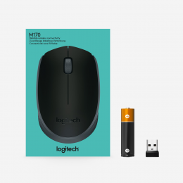 Мышь беспроводная Logitech M171 Black (черная