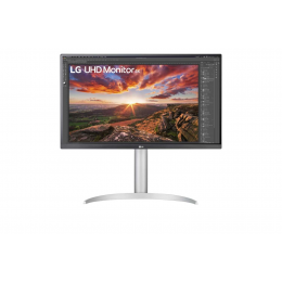 Монитор LCD 27'' [16:9] 3840x2160(UHD 4K) IPS, nonGLARE, 400cd/m2, H178°/V178°, 1200:1, Mega, 1,07 миллиардов цветов, 5ms, 2xHDMI, DP, USB-Hub, Height adj, Pivot, Tilt, Swivel, Speakers, 2Y, Серебристый