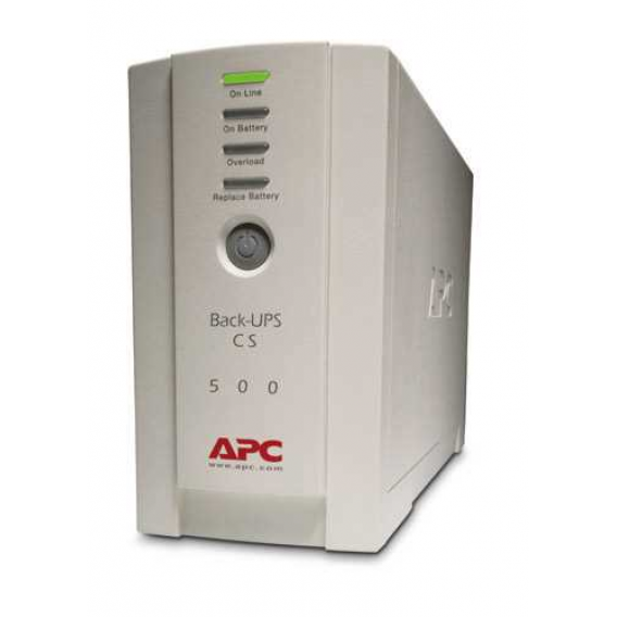 Back-UPS CS, OffLine, 500VA / 300W, Tower, IEC, USB