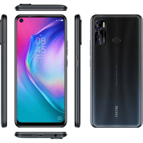 CD6 CAMON 15 Air Misty Grey, 6.6", 1600 x 720 пикселей, 2.0GHz, Octa-Core, 3GB RAM, 64GB, up to 256GB flash, 48Mpix+2Mpix+2Mpix+QVGA/8Mpix, 2 Sim, 4G, BT v5.0, WiFi 802.11 b/g/n, GPS / AGPS, Micro-USB, 5000mAh, Android 10, 175g, 164,5ммx 76,5ммx 9ммx