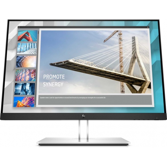 Монитор LCD 24'' [16:9] 1920х1200(WUXGA) IPS, nonGLARE, 60 Hz, 250 cd/m2, H178°/V178°, 1000:1, 20М:1, 16.7M, 5ms, VGA, HDMI, DP, USB-Hub, Height adj, Pivot, Tilt, Swivel, 1Y, Black,Silver