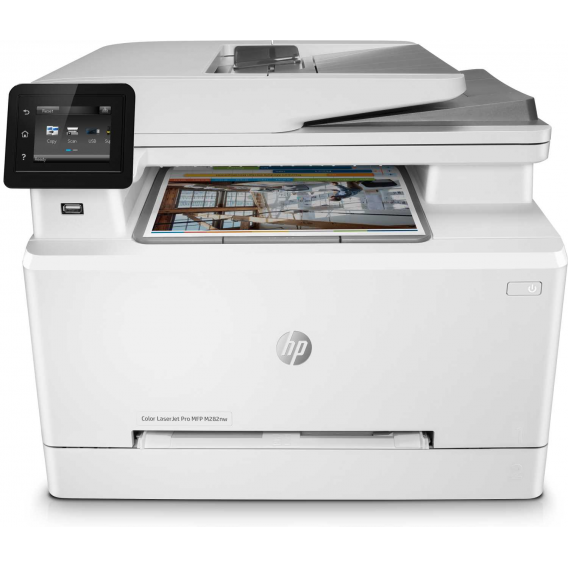 МФУ HP 7KW72A Color LaserJet Pro MFP M282nw Prntr (A4) Printer/Scanner/Copier/ADF, 600 dpi, 21 ppm, 800 MHz, 256 MB DDR, 256 MB Flash, tray 250 pages, USB+Ethernet+WiFi, Duty cycle 40000 pages