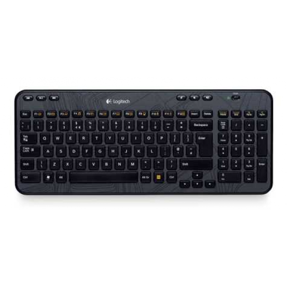 Клавиатура беспроводная Logitech K360 (полноразмерная компактная, приемник Unifying, 2 батареи типа AA) (M/N: Y-R0017 / C-U0007)