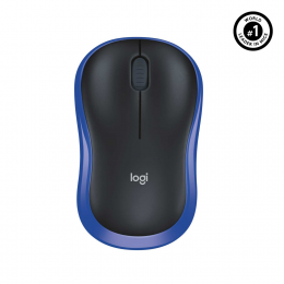 Мышь беспроводная Logitech M185 Blue (синяя