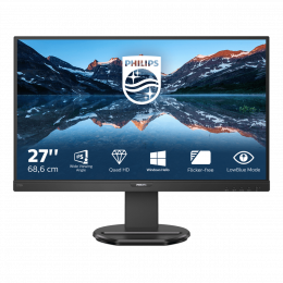 Монитор LCD 27'' [16:9] 2560х1440(WQHD) IPS, nonGLARE, 75 Hz, 350 cd/m2, H178°/V178°, 1000:1, 50М:1, 16.7M, 4ms, HDMI, DP, USB-C, USB-Hub, Height adj, Pivot, Tilt, Swivel, Speakers, 3Y, Black