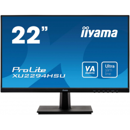 Монитор LCD 21.5'' [16:9] 1920х1080(FHD) VA, nonGLARE, 250cd/m2, H178°/V178°, 3000:1, 80M:1, 16.7M, 4ms, VGA, HDMI, DP, USB-Hub, Tilt, Speakers, 3Y, Black