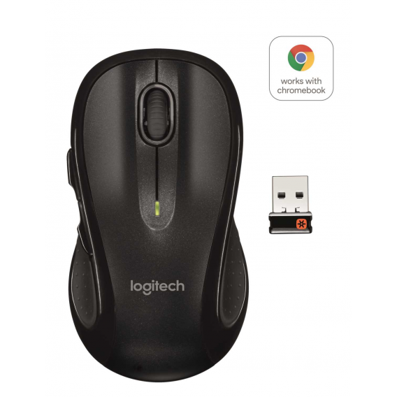 Мышь беспроводная Logitech M510 Black (черная, 1000dpi, 2.4 GHz/USB-ресивер (Logitech Unifying®), 7 кнопок) (M/N: M-R0056 / C-U0007)