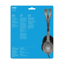 Гарнитура Logitech H110 (2 x 3.5мм