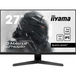 Монитор LCD 27'' [16:9] 2560х1440(WQHD) IPS, nonGLARE, 250cd/m2, H178°/V178°, 1000:1, 80M:1, 16,7 миллионов цветов, 1ms, HDMI, DP, USB-Hub, Tilt, Speakers, Audio out, 3Y, Black