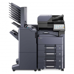 МФУ лазерное Kyocera TASKalfa MZ4000i (A3), монохромное, Printer/Scanner/Copier, 1200x1200 dpi, 40/21 ppm (A4/A3), 4 GB+32 GB SSD, 1.6 GHz, tray 100+1000 sheets, USB+Ethernet, Duplex, 10.1" touchscreen, HyPAS, drum 600k, базовый блок, без крышки, без