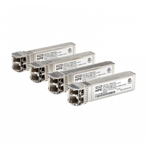 HPE MSA 16Gb SW FC SFP 4pk XCVR