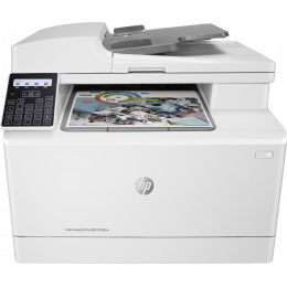 МФУ HP 7KW56A Color LaserJet Pro MFP M183fw Printer (A4) Printer/Scanner/Copier/Fax/ADF, 600 dpi, 800 MHz, 16 ppm, 256 MB DDR, 128 MB Flash, tray 150 pages, USB+Ethernet+Wi-Fi, Duty cycle 30000 pages