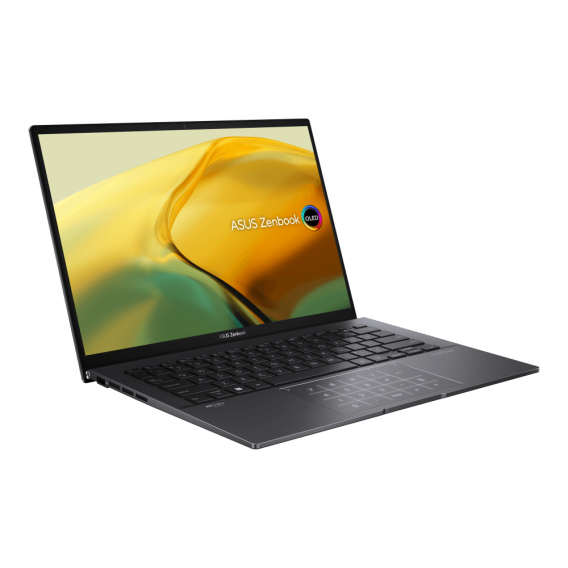 Ноутбук Asus 90NB0W95-M00JY0 ZenBook UM3402YA-KP298W 14" WQXGA (2560 x 1600) IPS/AMD Ryzen 5 5625U 2,3Ghz Hexa/8GB/512GB SSD/Integrated/Wi-Fi 6E/BT5.0/720P HD Camera/BKLT/FPR/Windows 11 Home/1Y/Black