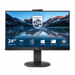 Монитор LCD 23.8'' [16:9] 1920х1080(FHD) IPS, nonGLARE, 75 Hz, 250 cd/m2, H178°/V178°, 1000:1, 50М:1, 16.7M, 4ms, VGA, HDMI, DP, USB-C, USB-Hub, Height adj, Pivot, Tilt, Swivel, Speakers, 3Y, Black