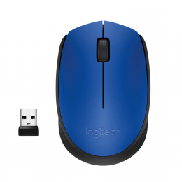 Мышь беспроводная Logitech M171 Blue (синяя