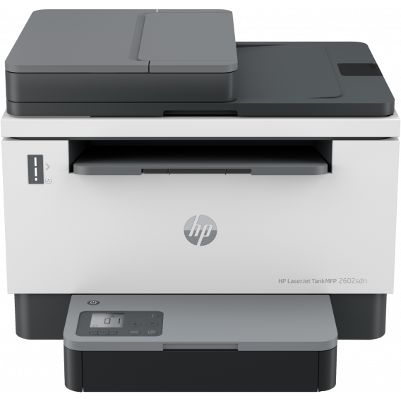 МФУ HP 2R7F6A LaserJet Tank MFP 2602sdn Printer (A4) , Printer/Scanner/Copier, 600 dpi, 22 ppm, duplex, 64 MB, 500 MHz, 250 pages tray, USB+Ethernet, Duty 25K pages