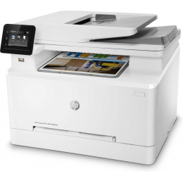 МФУ HP 7KW74A Color LaserJet Pro MFP M283fdn Prntr (A4) Printer/Scanner/Copier/Fax/ADF, 600 dpi, 21 ppm, 800 MHz, 256 MB DDR, 256 MB Flash, tray 250 pages, USB+Ethernet, Duty cycle 40000 pages