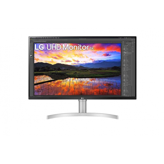 Монитор LCD 31.5'' [16:9] 3840x2160(UHD 4K) IPS, nonGLARE, 350cd/m2, H178°/V178°, 1000:1, 1.07B, 5ms, 2xHDMI, DP, Height adj, Tilt, Speakers, 2Y, White