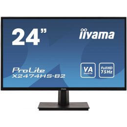 Монитор LCD 23.6'' [16:9] 1920х1080(FHD) VA, nonGLARE, 250cd/m2, H178°/V178°, 3000:1, 80M:1, 16.7M, 4ms, VGA, HDMI, DP, Tilt, Speakers, 3Y, Black