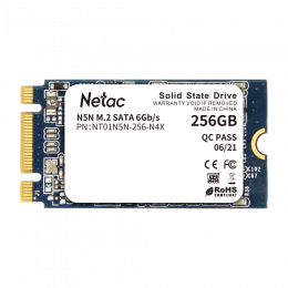 Твердотельный накопитель Netac N5N M.2 2242 SATAIII 3D NAND SSD 256GB