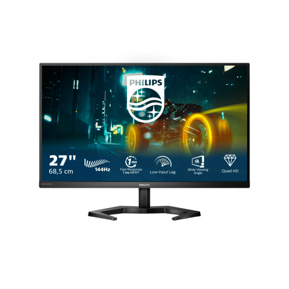 Монитор жидкокристаллический PHILIPS 27M1N3500LS/00 LCD 27'' 16:9 2560х1440  144Hz, VA, nonGLARE, 250cd/m2, H178°/V178°, 4ms, HDMIх2, DP