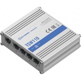 Неуправляемый  промышленный коммутатор модели TSW110  //5 10/100/1000 ports PoE+Switch  коммутатор