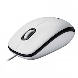 Мышь Logitech M100 White (белая