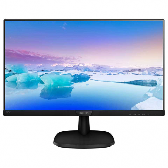 Монитор LCD 23.8'' [16:9] 1920х1080(FHD) IPS, nonGLARE, 75 Hz, 250 cd/m2, H178°/V178°, 1000:1, 200M:1, 16.7M, 4ms, VGA, HDMI, DP, Tilt, Speakers, 3Y, Black