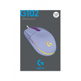 Мышь игровая Logitech G102 LILAC - EER - Lightsync (M/N: MU0054)