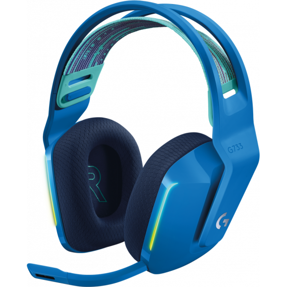 Гарнитура беспроводная игровая Logitech G733 LIGHTSPEED Wireless RGB Gaming Headset - BLUE - 2.4GHZ - N/A - EMEA (M/N: A00125 / A-00080)