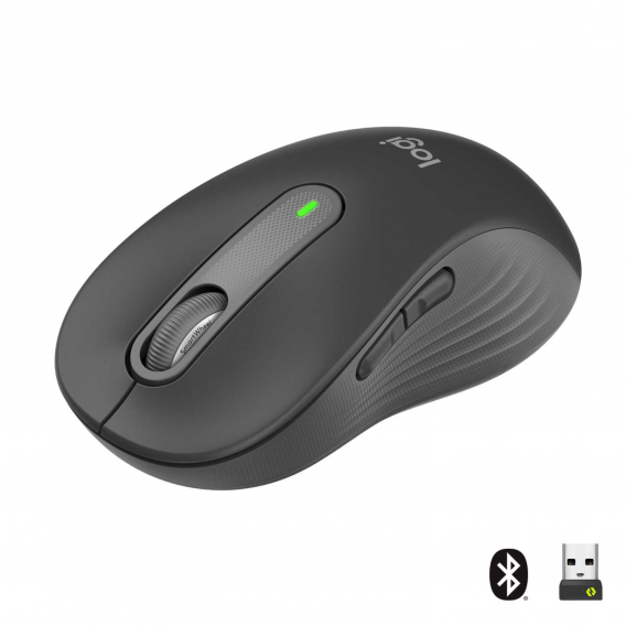 Мышь беспроводная Logitech Signature M650 L Wireless Mouse - GRAPHITE - BT - N/A - EMEA - M650 L (M/N: MR0091 / CU0021)