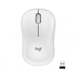 Мышь беспроводная Logitech M220 Silent Offwhite (белая